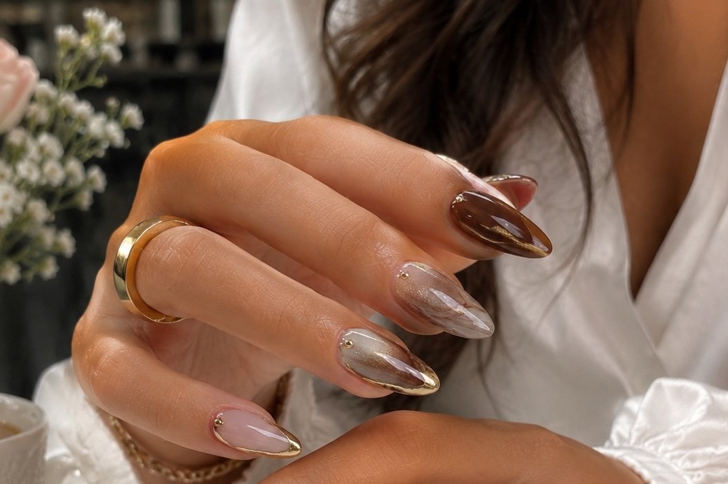 Detailed pedicure care at V & V Nails